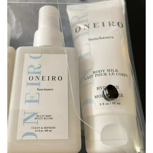 NEW Oneiro Vegan Hypo Allergenic Travel 5 Piece Set - Shampoo, Conditioner, Loti - Picture 8 of 10